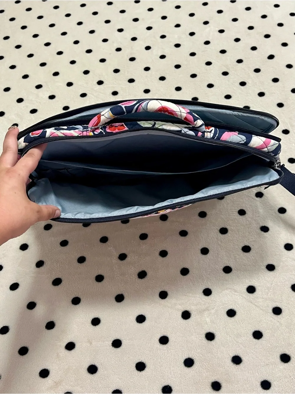 Vera Bradley Laptop Crossbody Workstation Bag in Mod Floral Pink